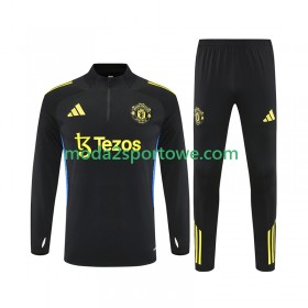 Manchester United Komplet Bluzy Treningowe Czarny 2025/26